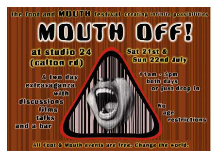 Mouth gathering event flyer back