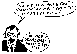 Zielig, geen borsten